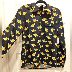 Men's Neff Long Sleeved Button Up Shirt, Size Small